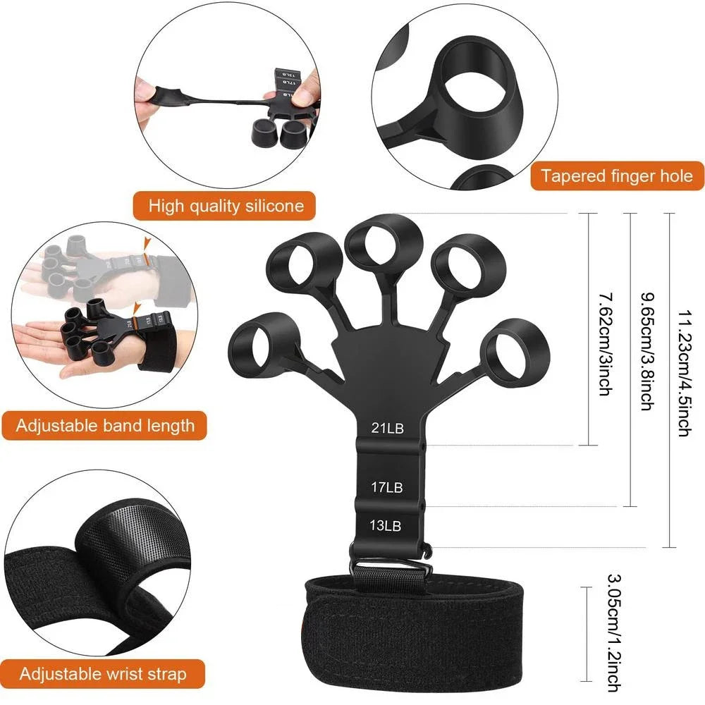 Set Allenamento Mani e Polsi Regolabile 5-60 kg