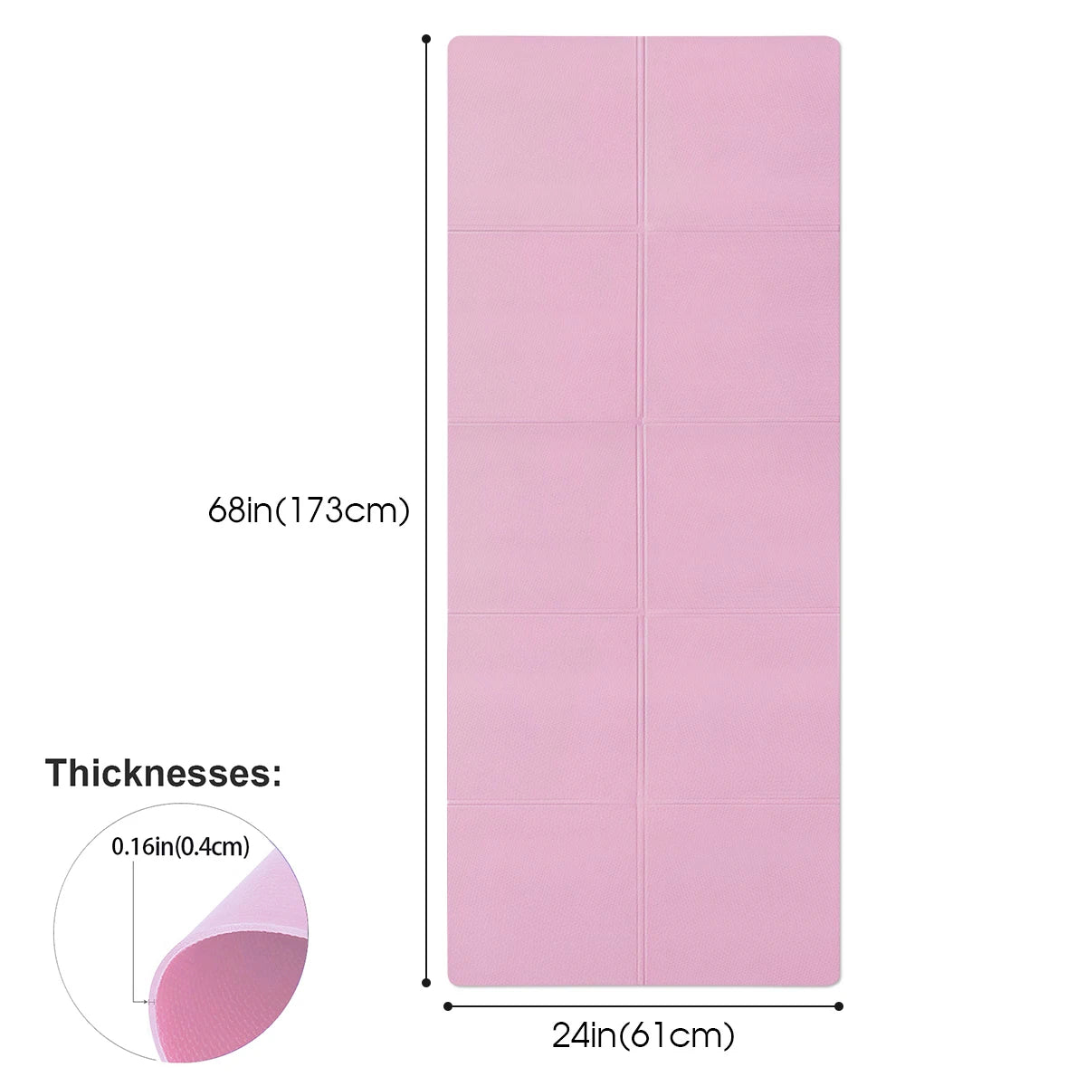Tappetino Yoga EVA 4 mm Antiscivolo
