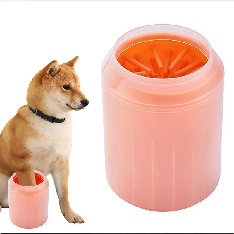 Pulitore Zampe Portatile in Silicone per Cani