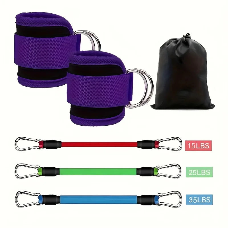 Set Fasce Resistenza per Gambe e Glutei 6 Pezzi