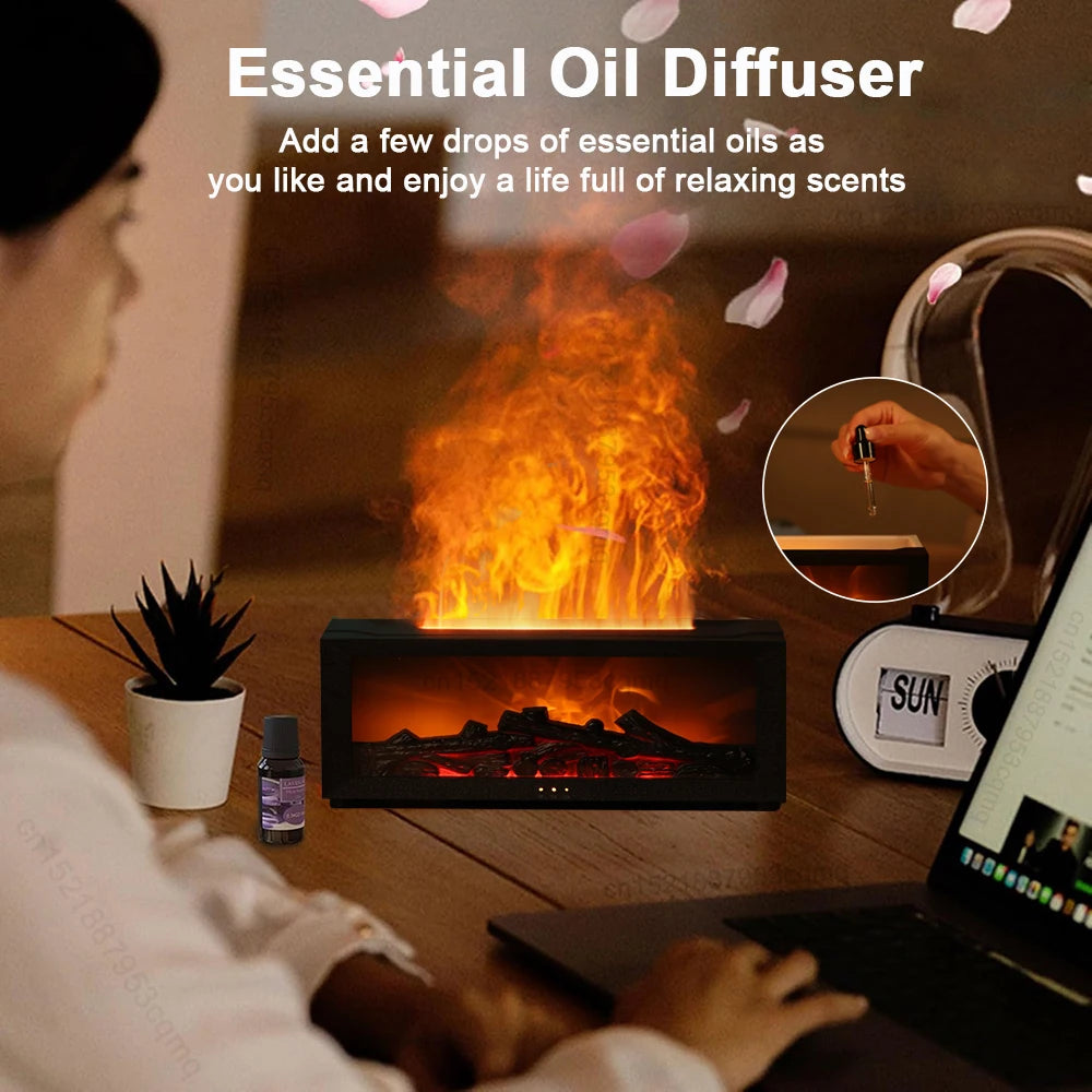 Diffusore Aromaterapia Effetto Fiamma