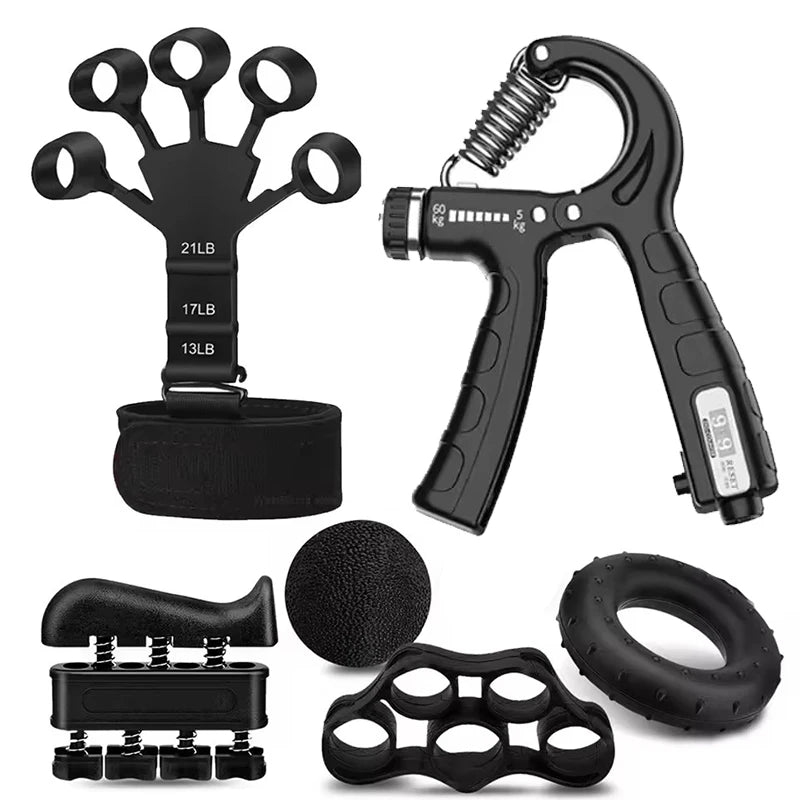 Set Allenamento Mani e Polsi Regolabile 5-60 kg