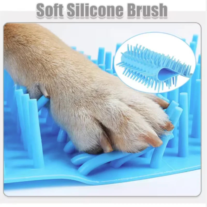 Pulitore Zampe Portatile in Silicone per Cani