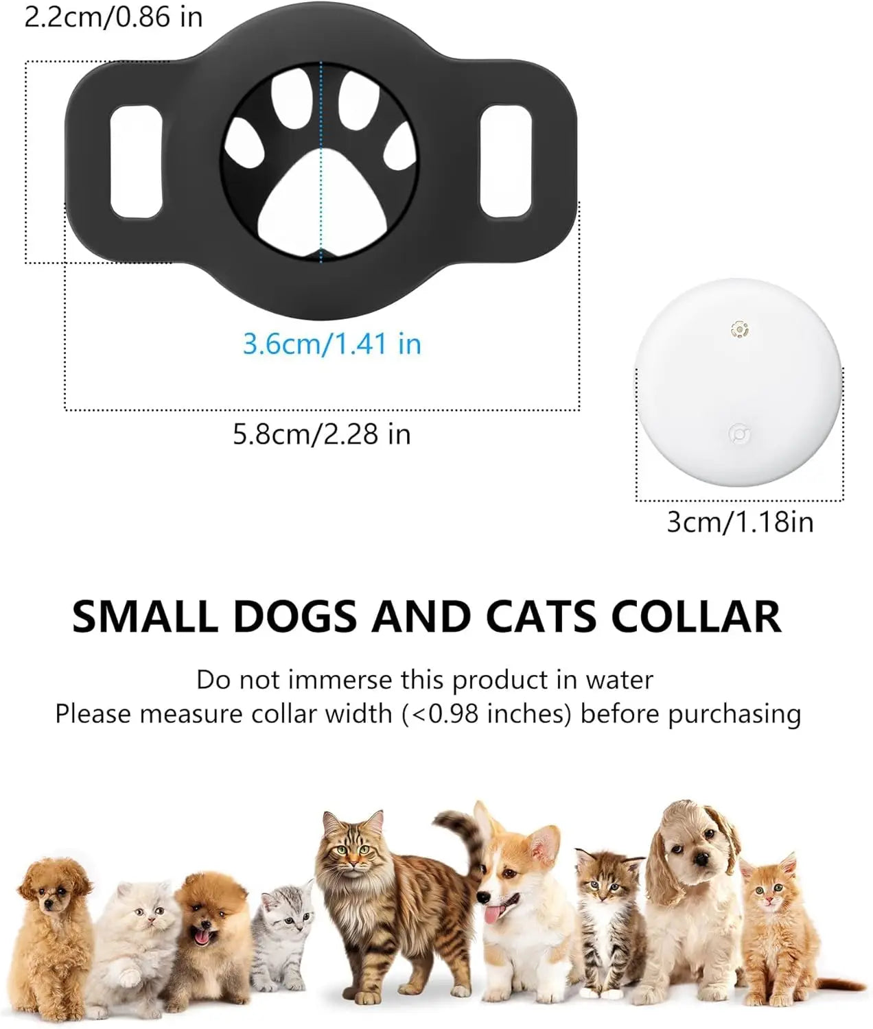 Tracker Bluetooth per Animali (Google Find My)