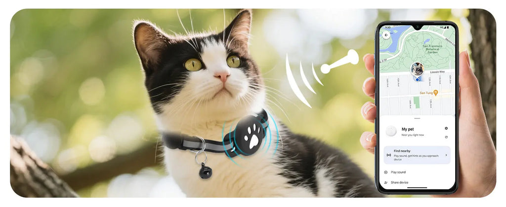 Tracker Bluetooth per Animali (Google Find My)