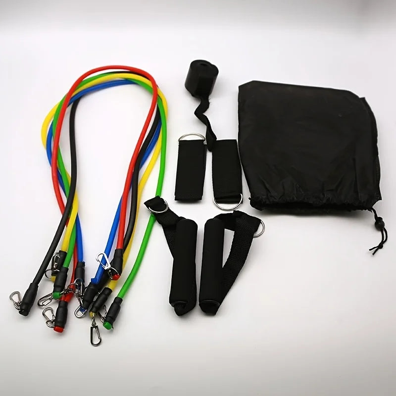 Set Fasce di Resistenza 11 Pezzi con Accessori