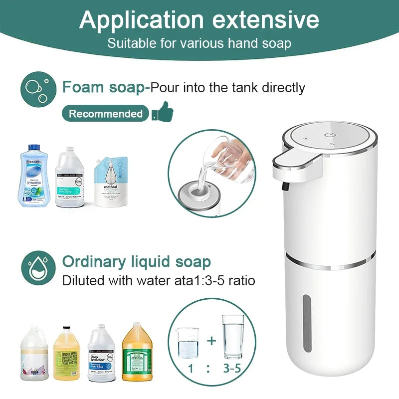 Dispenser Sapone a Schiuma Automatico 380ml
