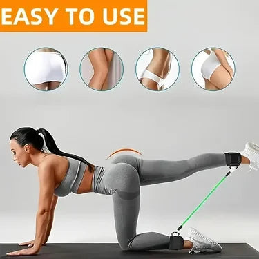Set Fasce Resistenza per Gambe e Glutei 6 Pezzi