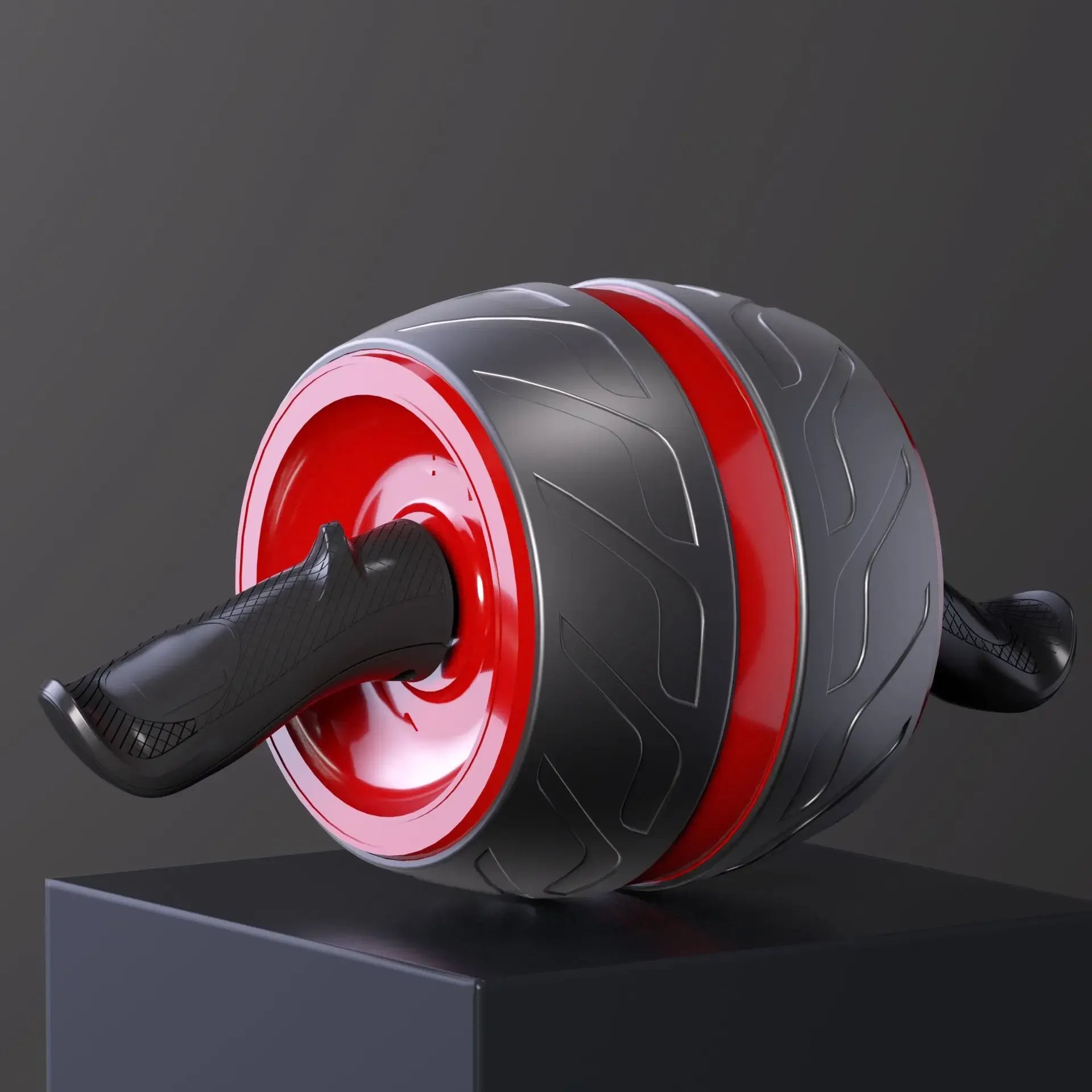 Ab Roller Autorebound con Tappetino Ginocchia