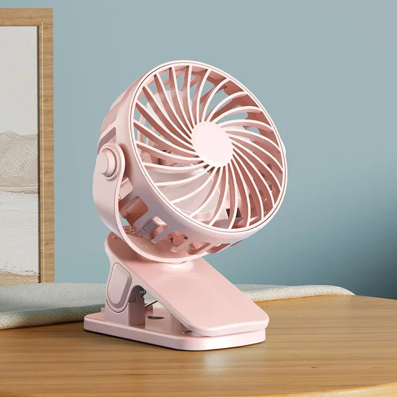 720°-Clip-Ventilator mit Nachtlicht