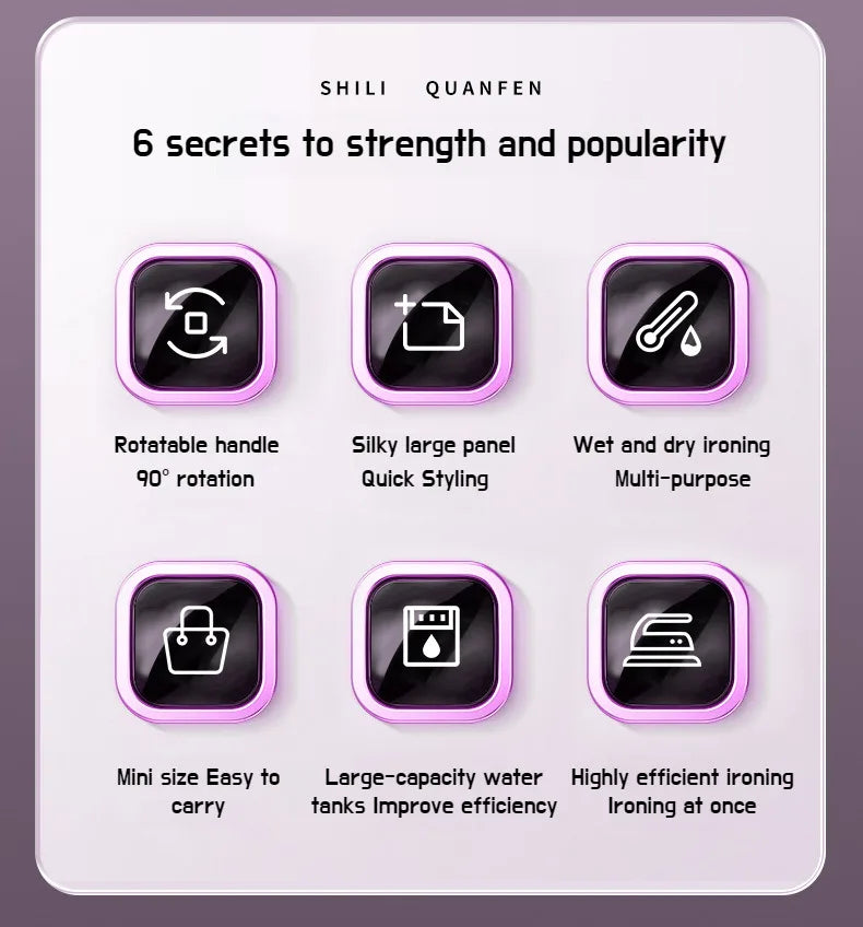 Ferro da Stiro a Vapore Portatile