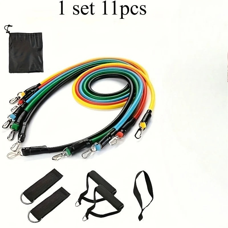 Set Fasce di Resistenza 11 Pezzi con Accessori