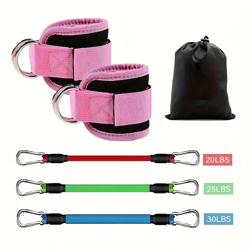 Set Fasce Resistenza per Gambe e Glutei 6 Pezzi