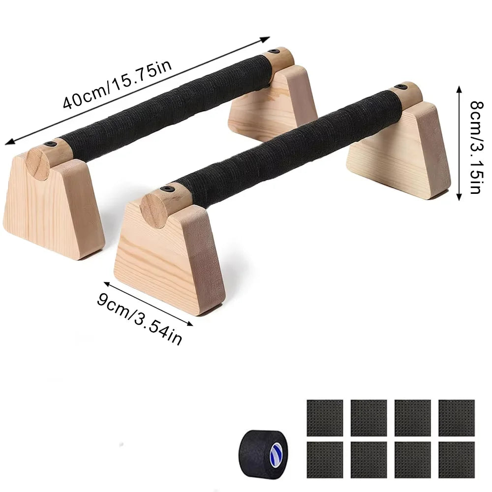 Maniglie Push-Up in Legno (Coppia)