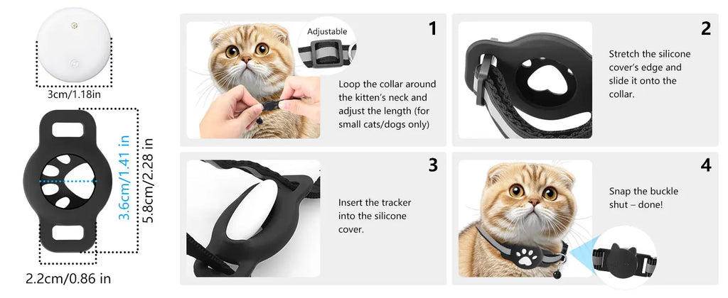 Tracker Bluetooth per Animali (Google Find My)
