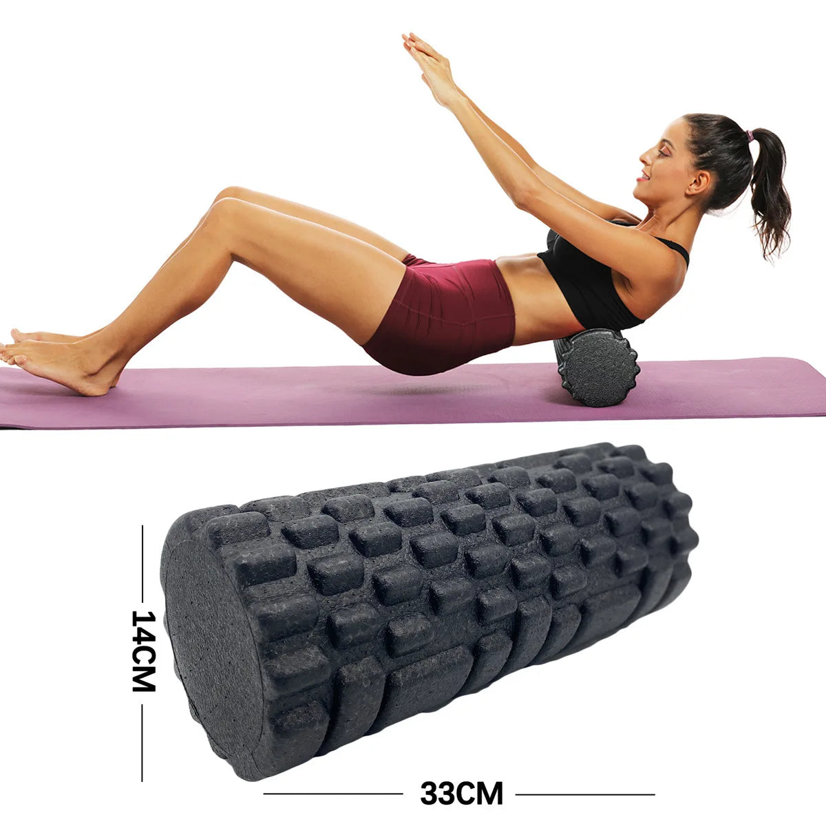 Rullo Foam Roller EPP per Massaggio e Yoga